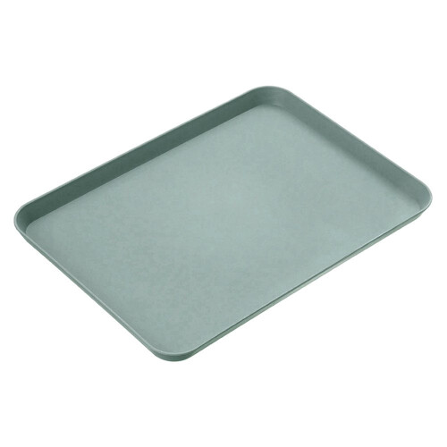 Bandeja retangular de plástico para servir, 24 x 34 cm 1