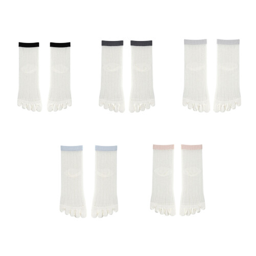 Women Toe Socks Soft FiveToe Lyocell Socks Enhancing With-3 1