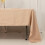Toalha de mesa retangular em cetim nude Lamour, 152 x 320 cm (60 x 126 polegadas) 5