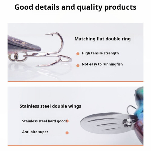 80mm 12g Hard Artificial Lures Trible Hook Swimbait-als Bild 1