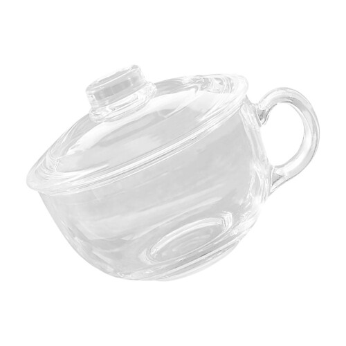 Glasskål 600ml med hank 2