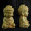 Mini Buddha-statue i træ, 6 stilarter, 4 cm 3