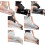 Breathable Cotton Leg Warmers With Delicate Bows-White 4