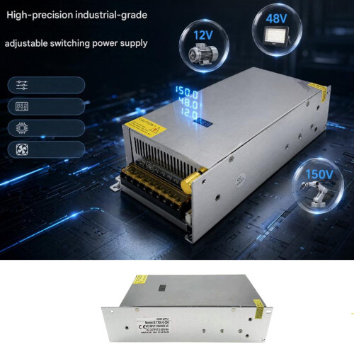 1200W Programmable Power Supply Unit AC110V/220V-0 to 100V 12A 2