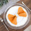 10er-Packung 17-Zoll-Servietten aus orangefarbenem Polyester 5