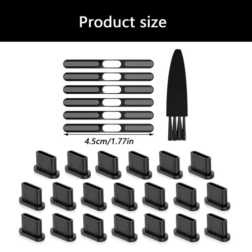 Recyclable USB C Connector Cover & Earpiece Shielding Sticker 1
