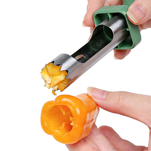 Pepper Cores Remover Tool With Smooth Cutting Edges Ergonomic 1