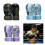 PU Leather Boxing Glove with Foam Padding-purpleblack 2