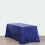 Toalha de mesa retangular azul marinho com lantejoulas, 90 x 156 polegadas 2