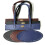 Leather Bag Making Kit,DIY Leather Bag Knitting Set with-Black 7