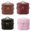 Cosmetic Organizer Bag with Easy Carry Handle Travel-brown 7