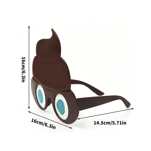 Unique Poop Style Party Eyewear Sunglasses Suitable For Various 2
