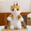 Realistic Cats Plush Toy Backpack Soft Stuff Animals-brown 28CM 7