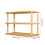 Scaffale multiuso in legno a 3 ripiani – Libreria aperta moderna 2