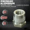 Pair 12Mm Aluminum Battery Terminals with 8Mm Knurl Quick 2