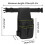 Heavy Duty 600D Fabric Tool Pouch With Multiple Tool Rings And 4