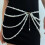 Modischer Bikini-Bundschmuck mit Perlenimitationen, ideal für 6