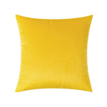 Housse de coussin en velours avec fermeture éclair carrée