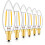 Λαμπτήρας κηροπήγιου E12 2700K Θερμό λευκό 250LM2W Συσκευασία 6 τεμαχίων 1