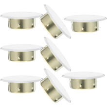 8pcs Concealed Spray Cover for Fire Sprinkler Systems White Cover Plate for Ceiling for Enhanced Safety
