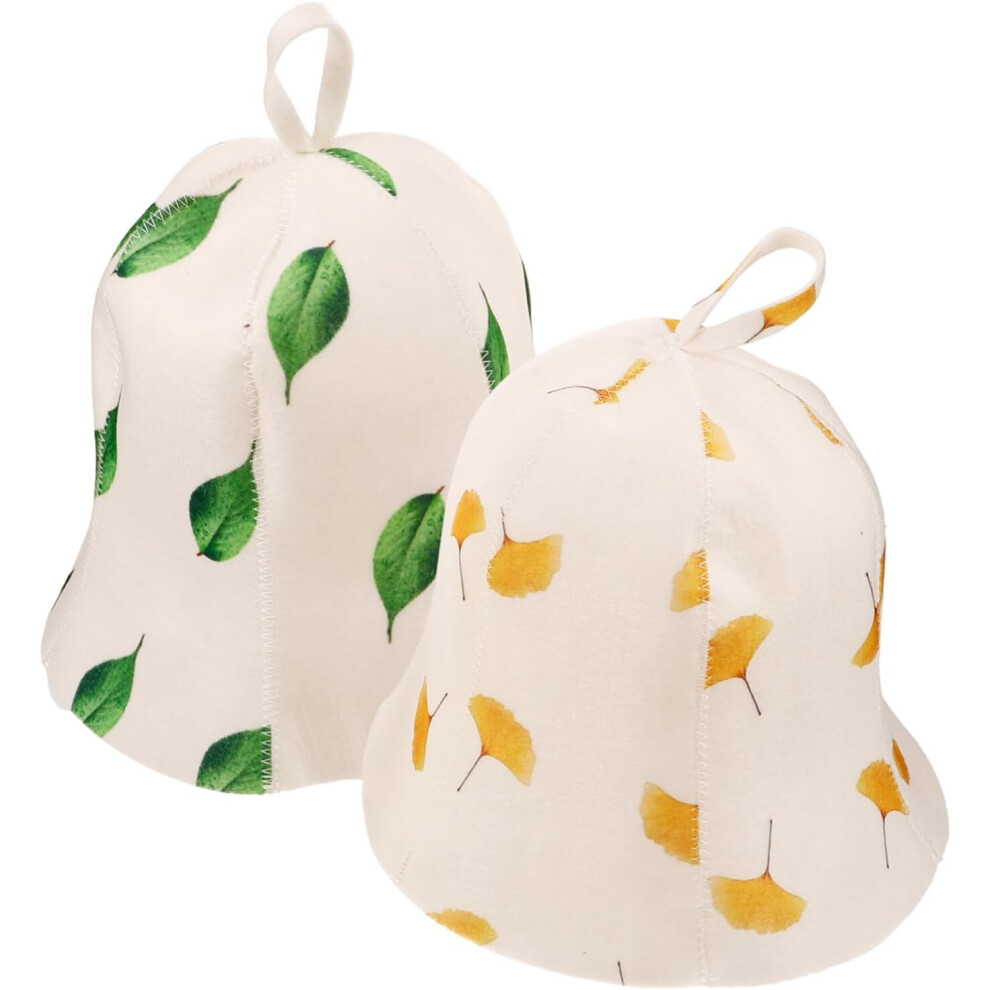 Hkhbjs 2 Pcs Sauna Hats Felt Russian Bath Hat Banya Cap Vaporarium Hat Bath House Head Protections For Men Women Sauna Accessory