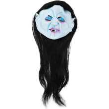 Halloween-aavepuku, pelottava naamio, vampyyrinaamio, pelottavat koristeet, kauhuasut naisille ja tytöille