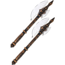 2 ks Halloween Axe Props Sekera Hračky Falošné rekvizity pre pódiové predstavenia Párty Cosplay Halloween Dekorácie