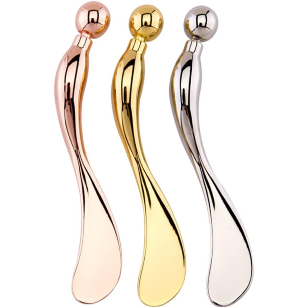 Hkhbjs Cream Metal Scoop Spoon For Eye Beauty Tool Guasha Tool Face Spa Eye Massage