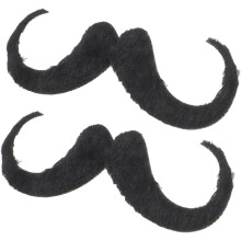 2pcs Self-Adhesive Realistic Fake Beards for Men for Halloween Cosplay Parties