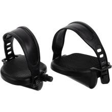 Exercise Bike Pedals with Adjustable Straps and Low Noise Operation