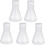 5pcs 50ml Plastic Conical Erlenmeyer Flasks Lids, Pp Plastic Laboratory Flask Set 1