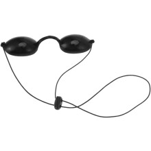 Maschera per occhi opaca per adulti, non trasparente, ideale per trattamenti con luce UV, da usare durante il sonno e in viaggio.