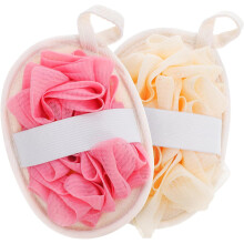 2 Stück Badeschwämme, Luffa-Waschlappen, Peeling-Schwamm für den Körper