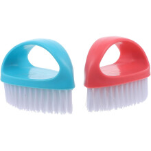 2 szt. szczoteczek do czyszczenia paznokci u rąk i stóp, do usuwania kurzu, trwałe, mocne włosie, szczoteczki do czyszczenia manicure