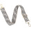 Adjustable Thick Crossbody Bag Strap Replacement with Embroidered Pattern, Wide Purse Shoulder Strap 1