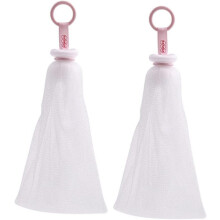 2pcs Facial Foaming Nets Soap Holder with Comfortable Texture and Can Be Hung Feature