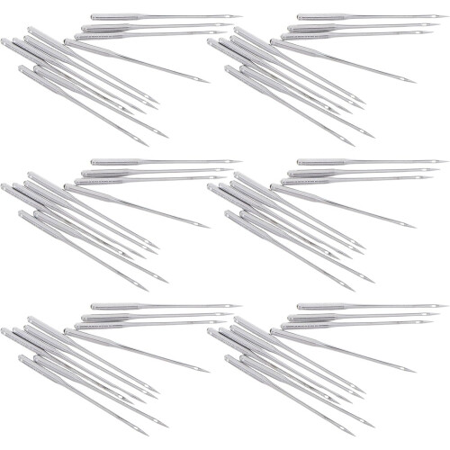 60pcs Heavy Duty Sewing Machine Needles Steel Threading Tools Suitable