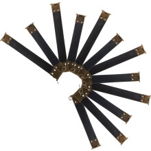 20pcs Metal Purse Clasps Closures Spring Snap Clips Internal Flex Frame Hinges
