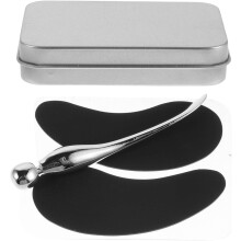 Wiederverwendbare Silikon-Augenpads für Wimpernlifting und Faltenreduzierung, 2 Sets mit Metallapplikator