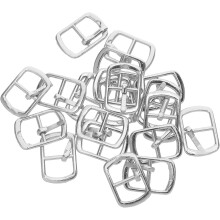 Fivelas deslizantes de substituição de fivela de sapato de metal de 30pcs para alças Pinos de rolo removíveis Hardware
