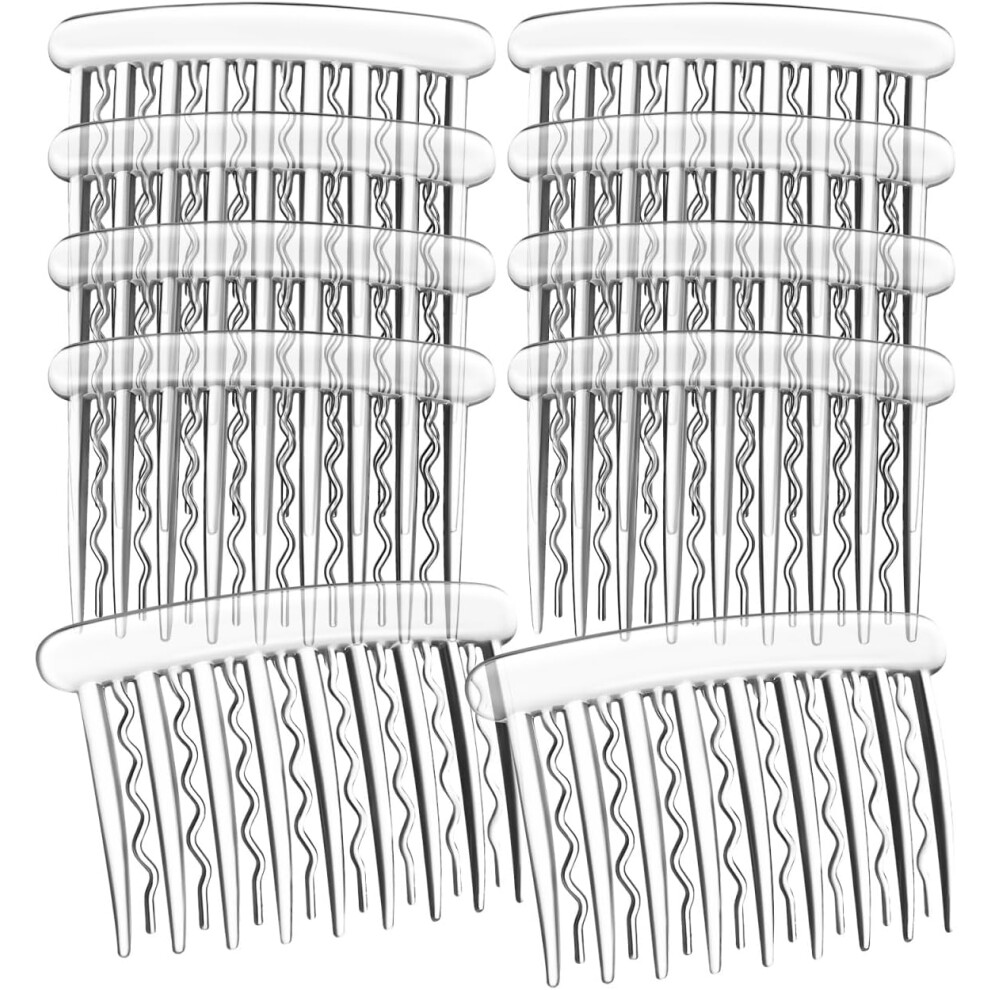 Hkhbjs 10Pcs Small Plastic Hair Combs French Twist Wedding Bridal Accessories For Updo Styling Women