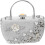 Elegante pochette da sera da donna con strass e scintillanti cristalli. 1