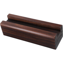 Wooden Floor Mirror Holder Bracket Floor Mirror Base Bracket Curved Solid Wood Modern Sleek Nonslip Support