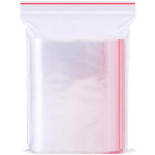 100pcs Sealed Bag Reclosable Storage Bags with Zipper Seal for Dispenser and Moving