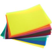 50 Blatt A4 farbige Zellophanfolie, mehrfarbiges Bastelpapier
