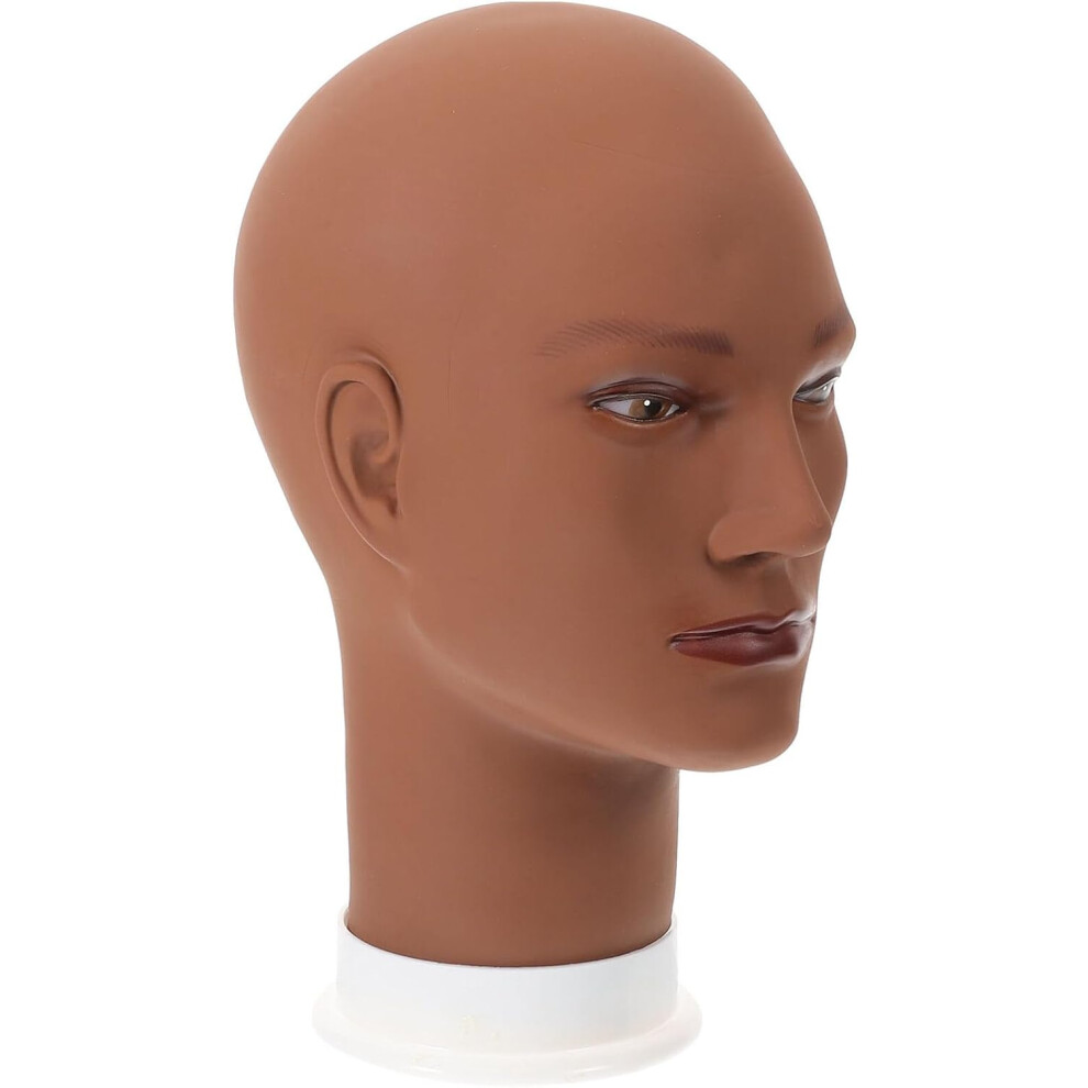 Hkhbjs Men Mannequin Model For Wig Display And Hat Storage Lifelike Design Black Skin Tone For Styling And Height