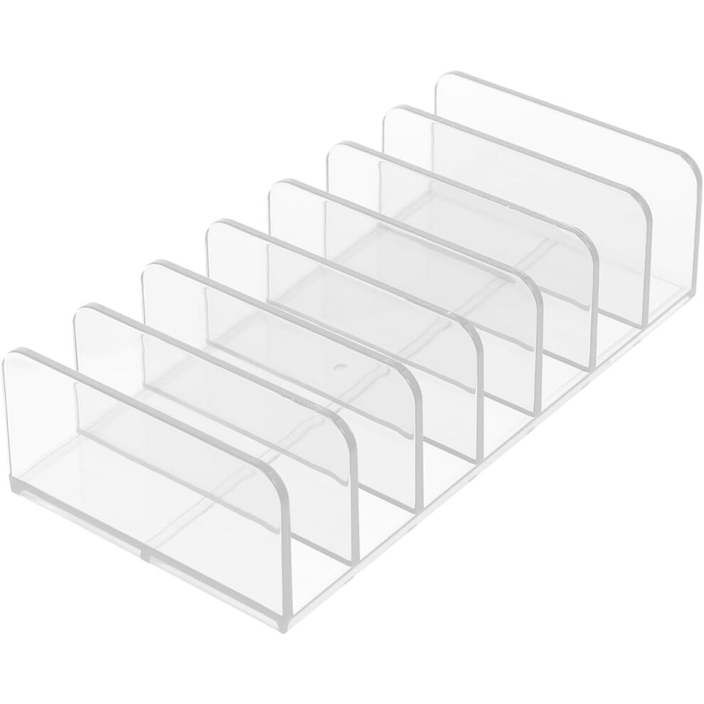 Hkhbjs Makeup Storage Rack 2-Pack Clear Acrylic Cosmetic Compartment Organize