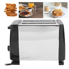 Grille-pain compact Ă 2 tranches, ABS et inox, prise EU, 220 V