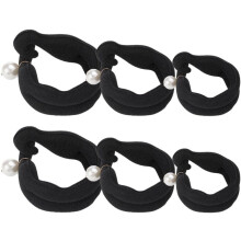 Rolos de pão de cabelo elegantes do fabricante de pão de 6pcs para cabelo e grande médio e pequeno