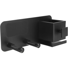 Wall Hair Dryer Holder Bathroom Hair Dryer Rack No Drilling Mount Bathroom Organizer